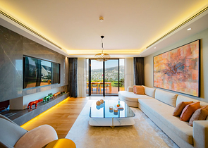 Paradiesische Villen in Bodrum mit Hoteldienstleistungen.