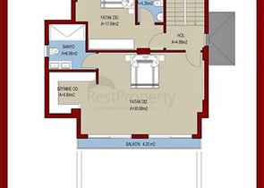 Investitionsprojekt der Villa 4+1 in Fethiye Chalezh