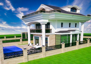 Investitionsprojekt der Villa 4+1 in Fethiye Chalezh