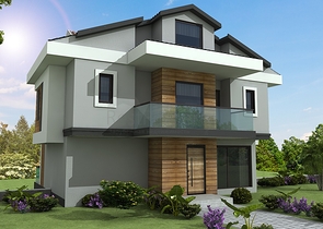 4+1 freistehende Villen in Göjek Fethiye