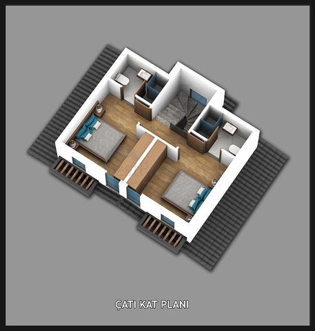 Geräumige 4+1 Villa in Ovacik Fethiye