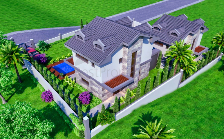 Geräumige 4+1 Villa in Ovacik Fethiye