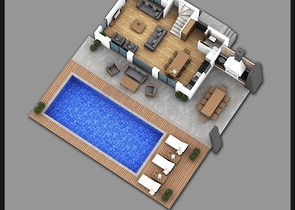 Geräumige 4+1 Villa in Ovacik Fethiye