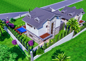 Geräumige 4+1 Villa in Ovacik Fethiye