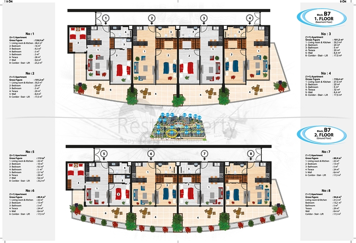 Moderne Wohnungen in einer edlen Wohnanlage