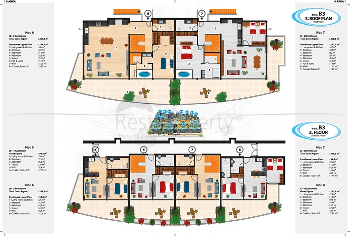 Moderne Wohnungen in einer edlen Wohnanlage