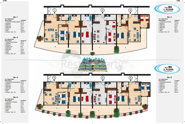 Moderne Wohnungen in einer edlen Wohnanlage