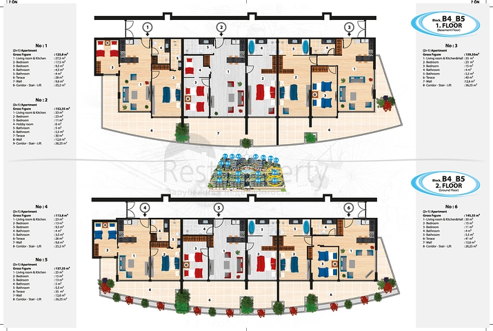 Moderne Wohnungen in einer edlen Wohnanlage