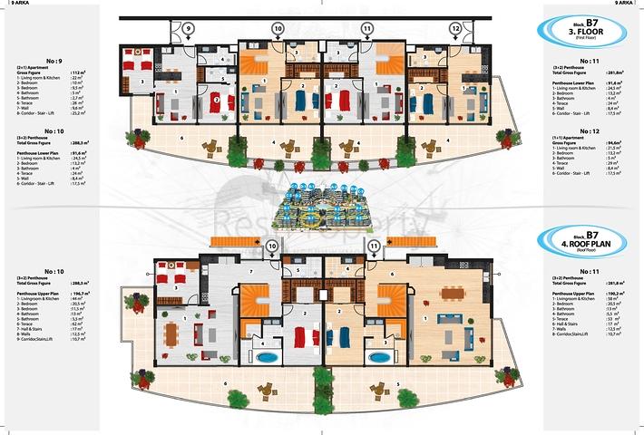 Moderne Wohnungen in einer edlen Wohnanlage