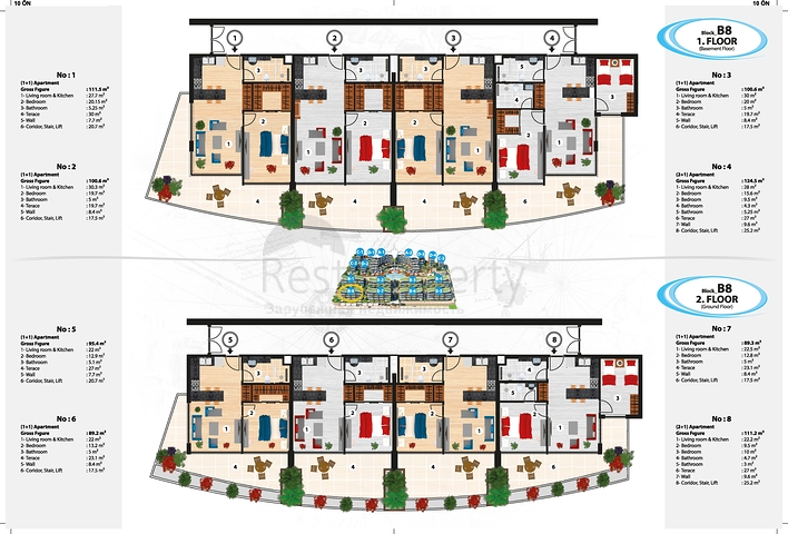 Moderne Wohnungen in einer edlen Wohnanlage