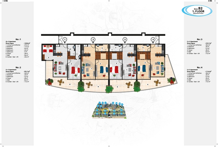 Moderne Wohnungen in einer edlen Wohnanlage
