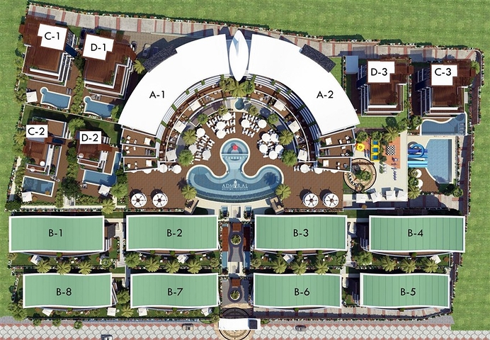 Moderne Wohnungen in einer edlen Wohnanlage