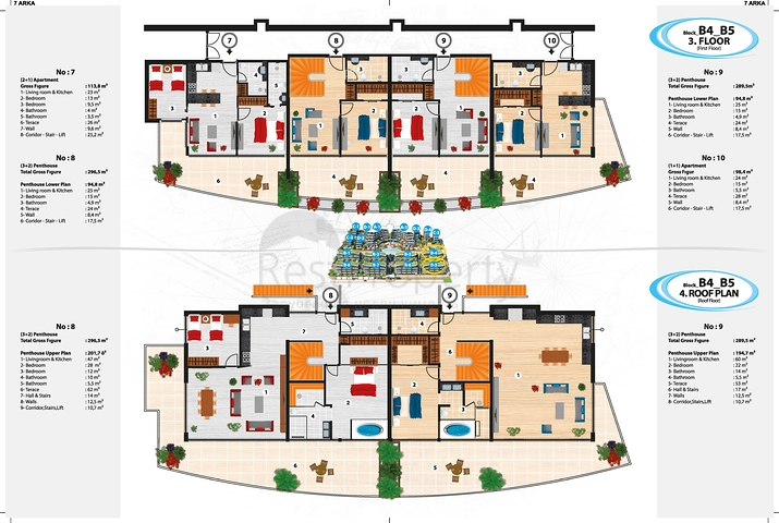 Moderne Wohnungen in einer edlen Wohnanlage