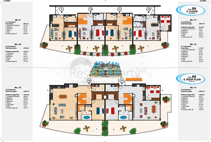 Moderne Wohnungen in einer edlen Wohnanlage