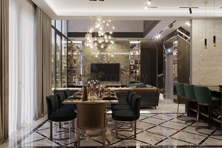 Neues Projekt einer Villa im Stadtteil Kargicak