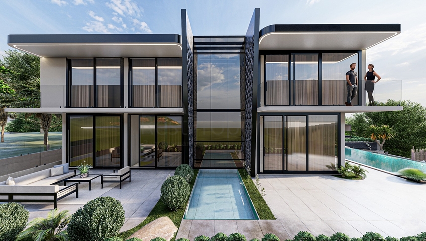 Neues Projekt einer Villa im Stadtteil Kargicak