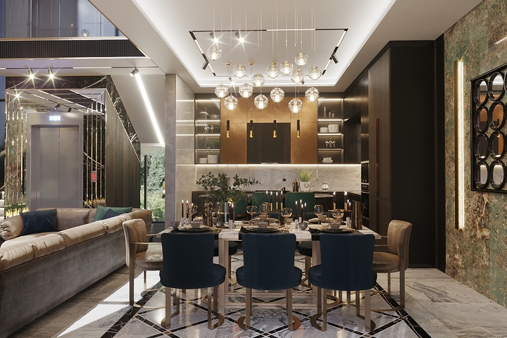 Neues Projekt einer Villa im Stadtteil Kargicak