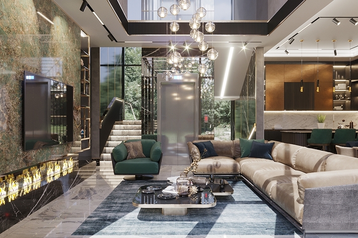 Neues Projekt einer Villa im Stadtteil Kargicak