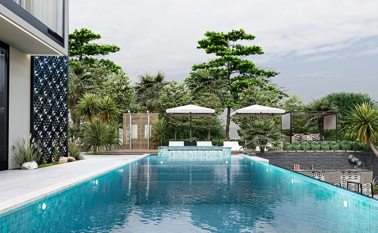 Neues Projekt einer Villa im Stadtteil Kargicak