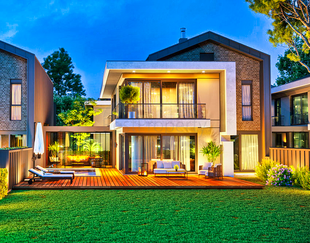 Investitionsprojekt von 7+1 Villen im Gebiet von Antalya Doshemealty