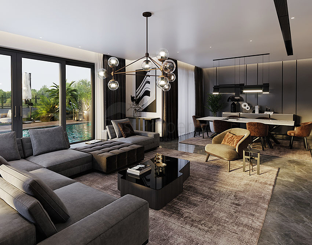 Investitionsprojekt von 7+1 Villen im Gebiet von Antalya Doshemealty