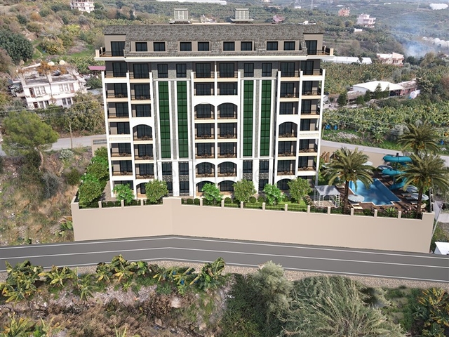 Wohnungen in einer neuen Wohnanlage