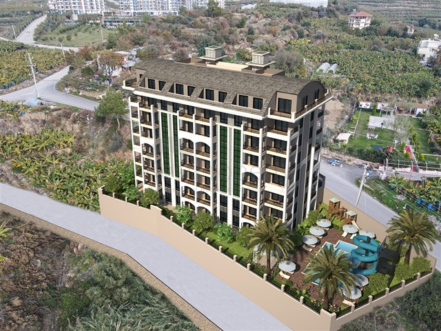 Wohnungen in einer neuen Wohnanlage