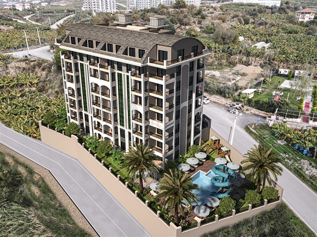 Wohnungen in einer neuen Wohnanlage