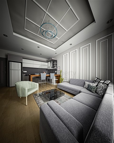 Wohnungen in einer neuen Wohnanlage