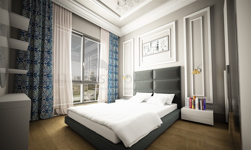 Wohnungen in einer neuen Wohnanlage