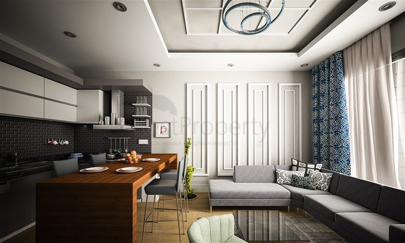 Wohnungen in einer neuen Wohnanlage