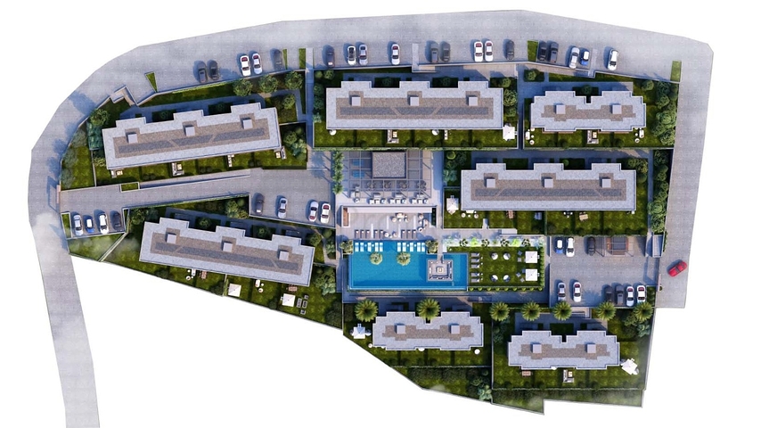 Der Bau eines neuen Projekts in der Nähe von Bodrum-Dorttepe beginnt