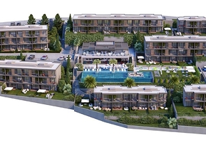 Der Bau eines neuen Projekts in der Nähe von Bodrum-Dorttepe beginnt