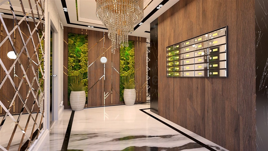 Wohnungen in einer neuen Wohnanlage