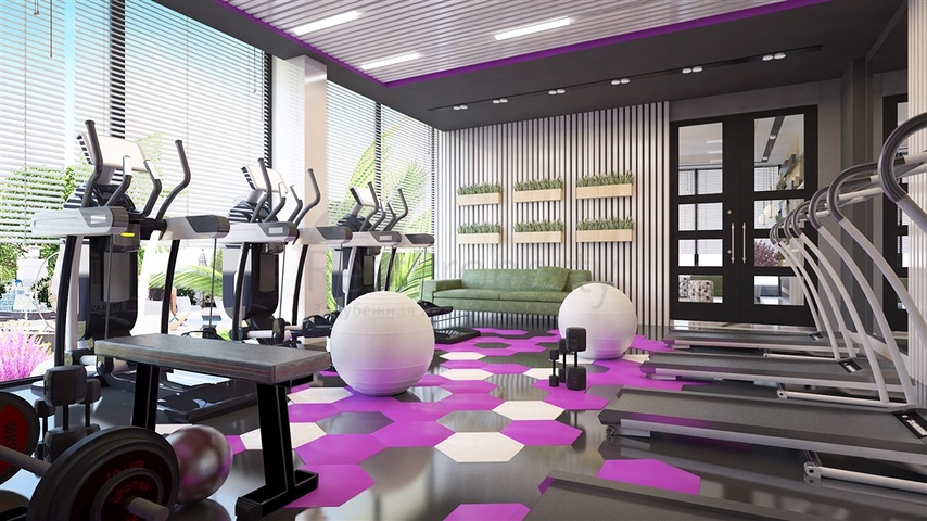 Wohnungen in einer neuen Wohnanlage