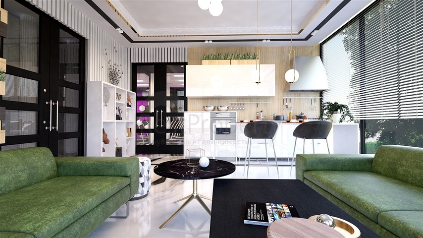 Wohnungen in einer neuen Wohnanlage