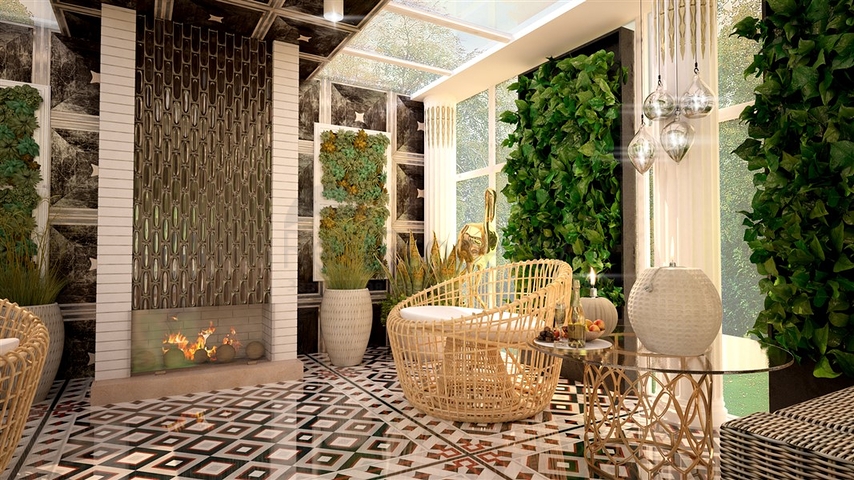 Wohnungen in einer neuen Wohnanlage