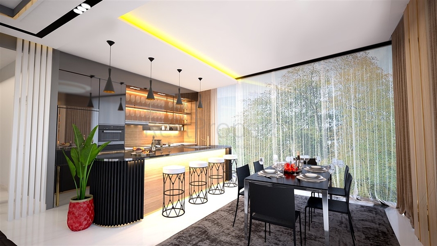 Wohnungen in einer neuen Wohnanlage