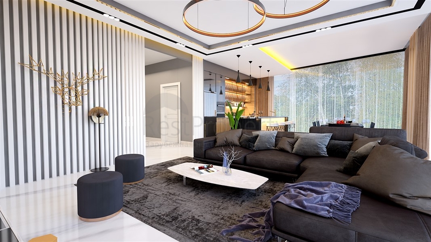 Wohnungen in einer neuen Wohnanlage