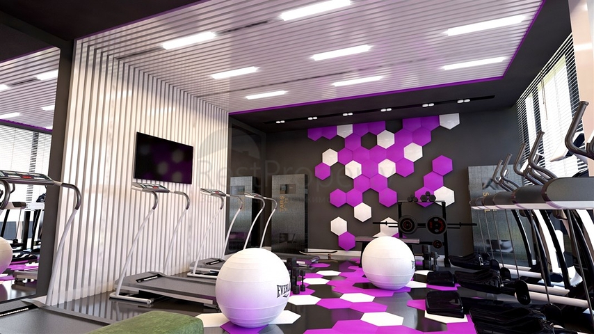 Wohnungen in einer neuen Wohnanlage