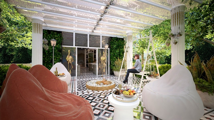 Wohnungen in einer neuen Wohnanlage