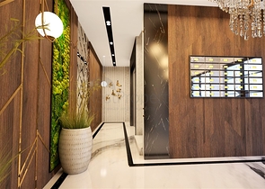 Wohnungen in einer neuen Wohnanlage