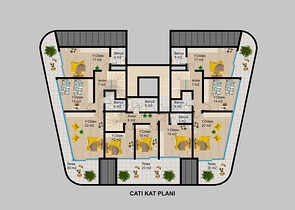 Wohnungen in einer neuen Wohnanlage