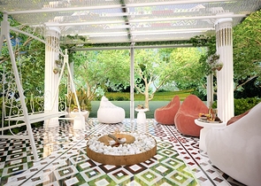 Wohnungen in einer neuen Wohnanlage