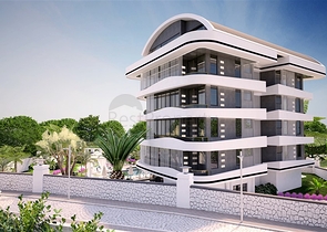 Wohnungen in einer neuen Wohnanlage