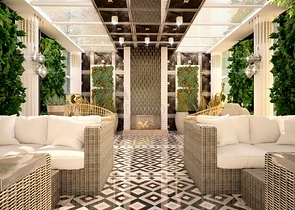 Wohnungen in einer neuen Wohnanlage