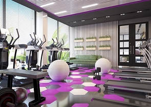 Wohnungen in einer neuen Wohnanlage