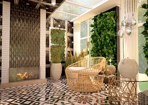 Wohnungen in einer neuen Wohnanlage