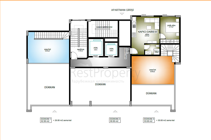 Neue Wohnanlage im Stadtteil Mahmutlar