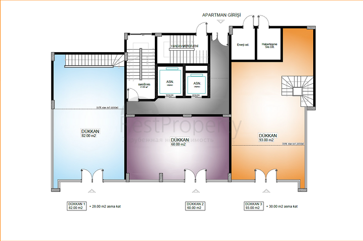 Neue Wohnanlage im Stadtteil Mahmutlar
